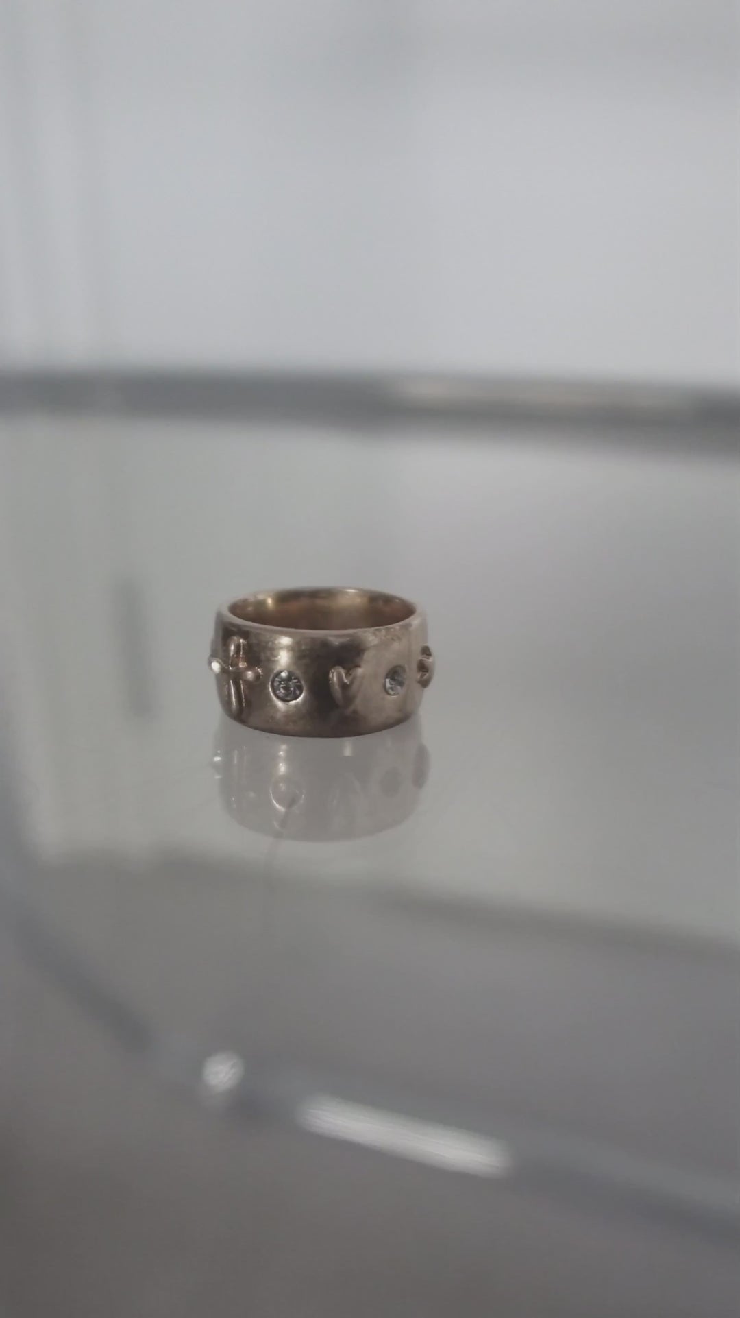 ミックス プチ モチーフ リング