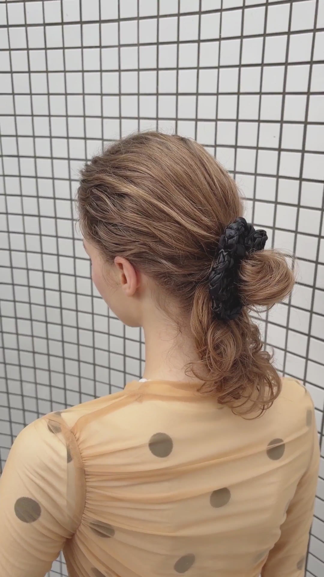 クロシェ モチーフ シュシュ