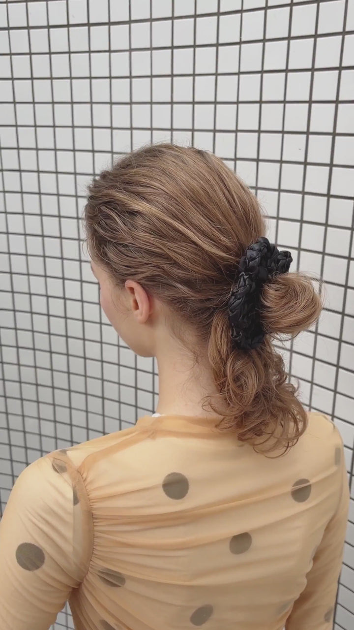 クロシェ モチーフ シュシュ