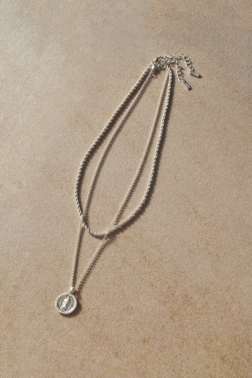 コイン × ツイスト チェーン レイヤード ネックレス – GOLDY Onlinestore 